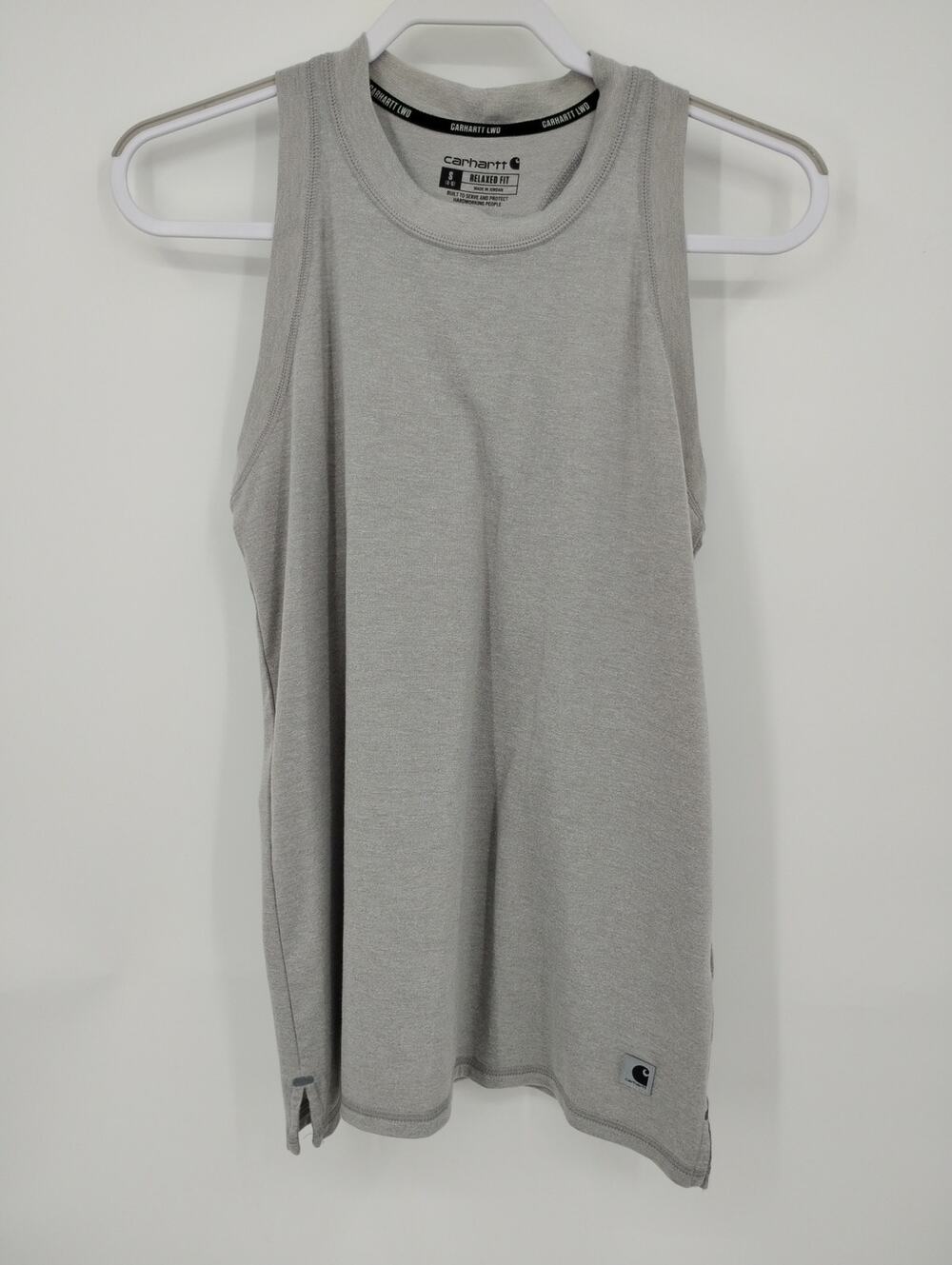 Carhartt Women's 105850 Women's LWD™ Relaxed Fit Tank Top Gray Small 4-6
